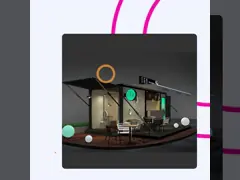 Coffee Shop Prefabricated Container House 20GP Modern Style