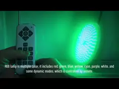 Водоустойчивый свет бассейна заплыва PAR56 12V 18W video