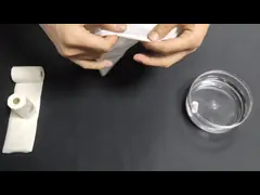 Compostable сумка ISO9001 Poo PVA расстворимая в воде кладет в мешки на крене video