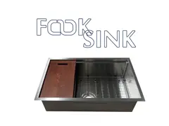 Fook stainless steel workstation sink, ledge sink, step sink, undermount