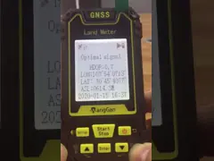 Аппаратура земли S2 GPS измеряя video