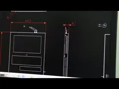 Пластмасса ABS 8 C.P.U. киоска RK3128 черни провода USB дюйма поручая video