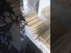 Палочки длины 21cm 23cm 24cm бамбуковые устранимые с бумажной упаковкой video
