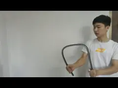 S складывает Bendable рельсы занавеса белые и черный цвет video