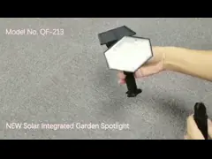 IP65 делают 40 фар водостойким ландшафта СИД на открытом воздухе солнечных для деревьев video