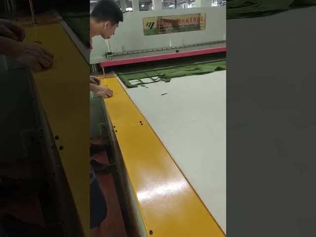 Fabric Auto Cutting Machine Conveyor Belt 3KW - 4KW