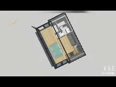 Prefab Expandable Shipping Container House 20 HC Commercial