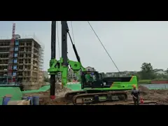 Сверля ход оборудования двигателя дизеля машины KR300C снаряжения штабелевки 320KN 6000 Mm video