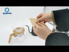 100% Wood Pulp Coffee Paper Filter Heat Seal Gravure Printing