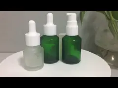 склонять 15ml 30ml 100ml взваливает на плечи опарник стеклянной бутылки установил различный цвет с насосом и завинчивой пробкой капельницы video