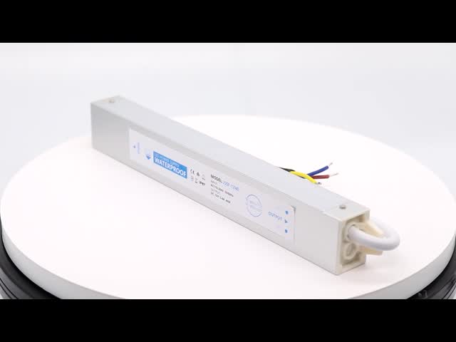 Алюминиевым электропитание приведенное водителя 3.33A низшего напряжения 40w трансформатора раковины 12V водоустойчивым постоянн приведенное напряжением тока водоустойчивое видео