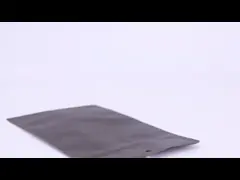 200 белой микронов бумаги Kraft стоят вверх мешок с окном Biodegradable video