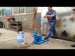 8L/Min Adjustable Manual Cement Grouting Pump With Hopper