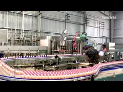 900BPH 0.6mpa Aluminum Foil Sealed Hot Filling Machine