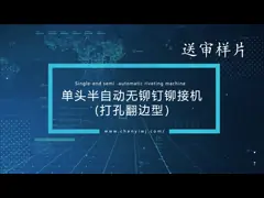 1.6KW सिंगल हेड सेमी ऑटोमैटिक रिवेटिंग मशीन पंचिंग फ्लैंगिंग टाइप