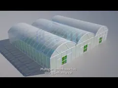 Внутренний затеняя парника тоннеля свода системы парник пяди Multi высокого ясный Multi video