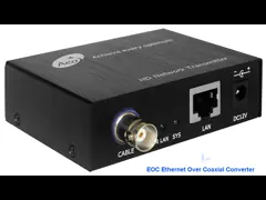 коаксиал 95Mbps к локальным сетям конвертера 1 10/100Mbps POE IP 1 порт BNC video