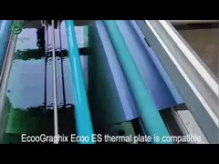 Двойник покрыл положительное печатание CTP покрывает УЛЬТРАФИОЛЕТОВЫЕ чернила выполнимые video