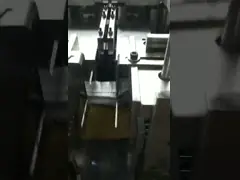 Автоматическая питаясь холодная горячая часть отрезала тени жаккарда машины створки сплетя video