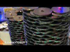 Игрок 1000W игрового автомата 3 выкупления башни неба толкателя монетки video