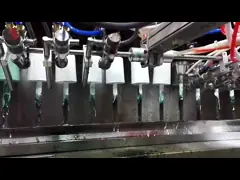 Вращение станции машины бутылки вина шлема автоматическое крася трехосное Multi video