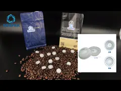 PE один клапан кофе пути качества еды одного клапана пути дегазируя video