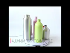 пуск 300ml распыляет алюминиевые косметические бутылки с равномерно покрывать video