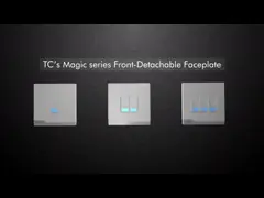 Super Thin RJ45 Network Faceplate 86x86mm Flat Wall Plate