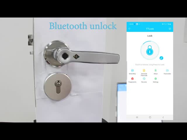 Домашняя безопасность Умный дверной замок с удаленным доступом Голосовое управление Один пользователь администратора видео
