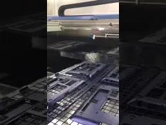 Трехосная автоматическая деревянная деятельность экрана касания машины 4kw брызг краски video