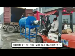 Завод гипсолита миномета мини электрической конкретной машины миномета цемента сухой простой сухой video