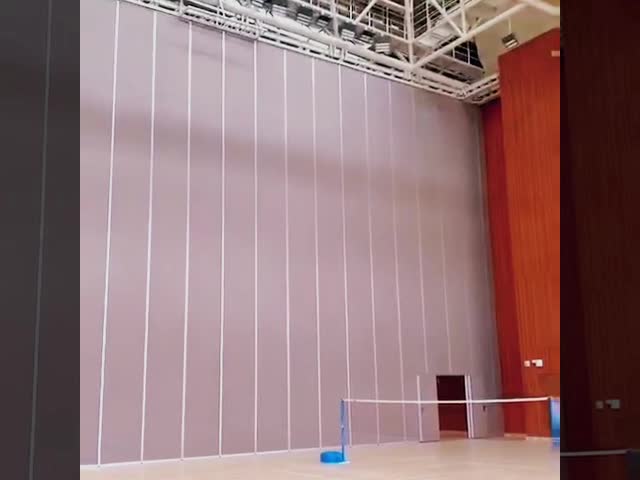 Paredes de divisória pendente acústica divisor de quarto porta deslizante divisória removível