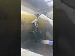 Ось машины 6 картины робота частей 1500mm автомобиля внутренняя с будочкой брызг video