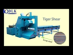 Тип труба тигра стали ножниц металлолома/алюминиевый профиль/3150KN 37 Kw video