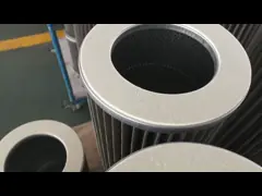 Элемент газового фильтра Г2.5 точность 50 микронов с гальванизированной крышкой конца video