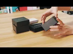 Форма сердца слоения голубых подарочных коробок шоколада картона цвета пустых лоснистая video