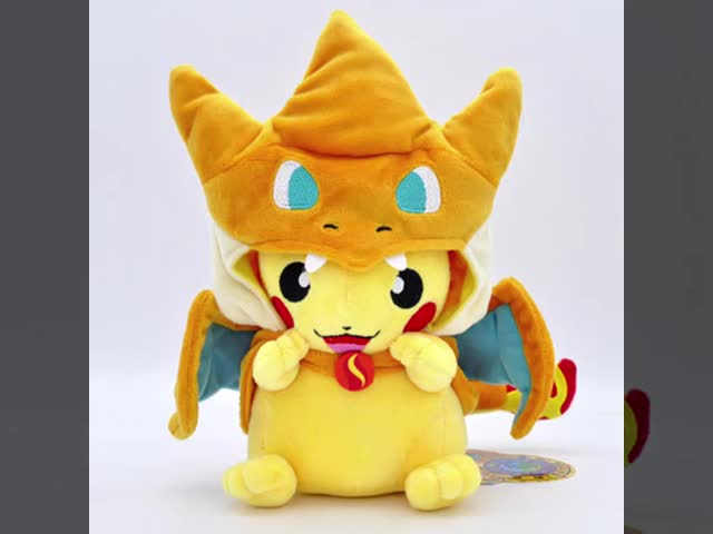 Фигурки CPSIA супер мягким PP заполненные хлопком Pikachu видео