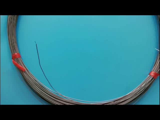 2.0mm K Type MI Mineral Insulated Thermocouple Cable With N06600 Sheath video