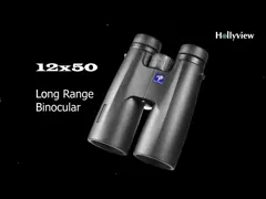 alta resolución potente de los prismáticos del peso ligero impermeable de la marina de guerra 12x50 con el vidrio del ED video