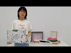 Изготовленным на заказ напечатанная логотипом коробка отправителя бумажной подарочной коробки hologram голографическая пересылая грузя упаковывая video