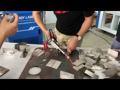 Заварка лазера ручных портативных инструментов заварки лазера волокна шкафа нержавеющей стали алюминиевая стальная video