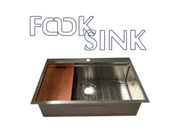 Workstation Double 50/50 Undermount Kitchen Sink For Apartment video