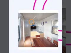6058mm Length 20GP Prefab Residential Container House