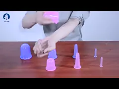 Массаж стороны и глаза придавая форму чашки установил со свободной очищая щеткой video