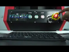 печатная машина цвета лазера волокна источника 60W MOPA q отмечать video