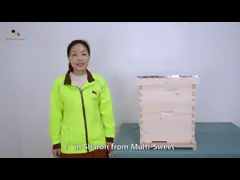 Unassembled Fir 24mm Thickness Dadant Beehive 17cm Height