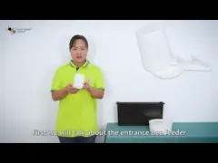 Инструменты Apiculture фидера пчелы пчеловодства 3.5L глубокие пластиковые video