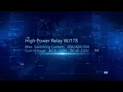 Наивысшая мощность JQX-40F JQXF WJ передает автомобильное электромагнитное реле силы video