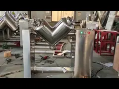 V тип машина смесителя порошка пшеничной муки 100L для порошка продукта питания video