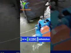 Небольшой гальванизированный выправлять и автомат для резки провода катушки video